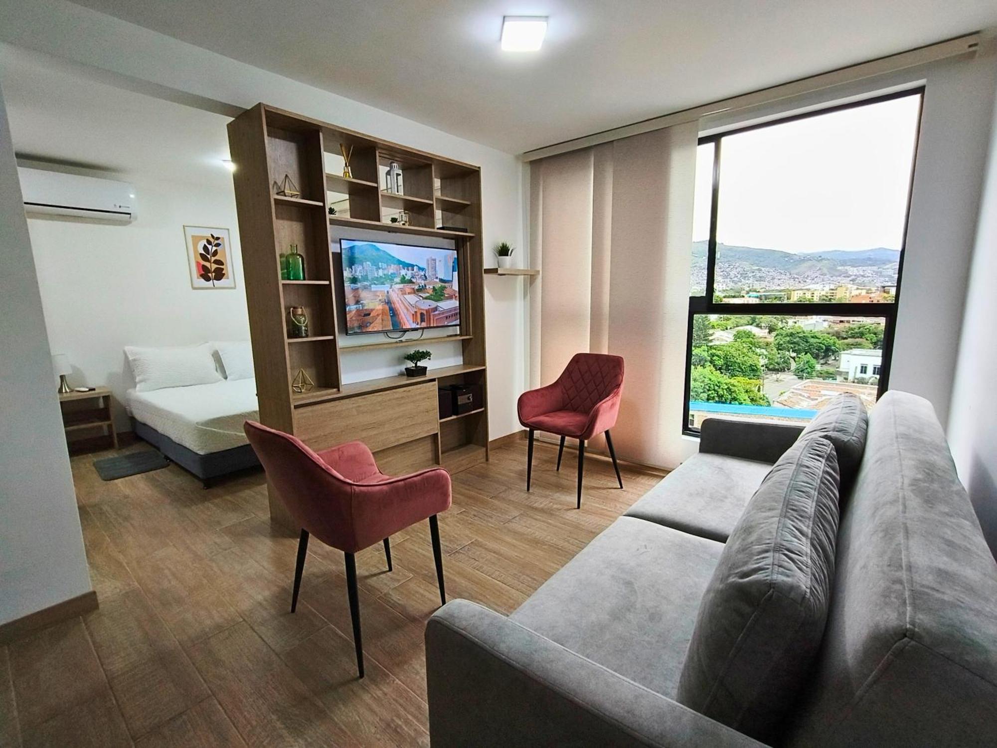 Cali - Apartaestudios Edificio Miro Living Eksteriør billede