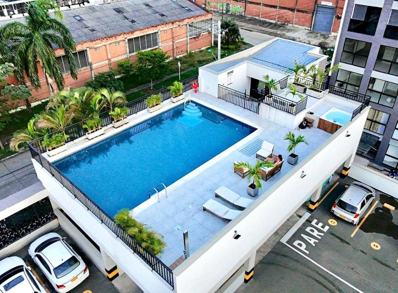 Cali - Apartaestudios Edificio Miro Living Eksteriør billede