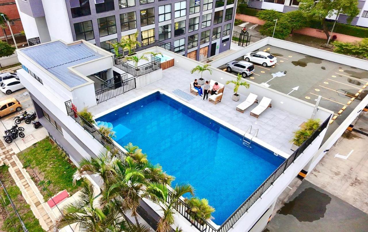 Cali - Apartaestudios Edificio Miro Living Eksteriør billede