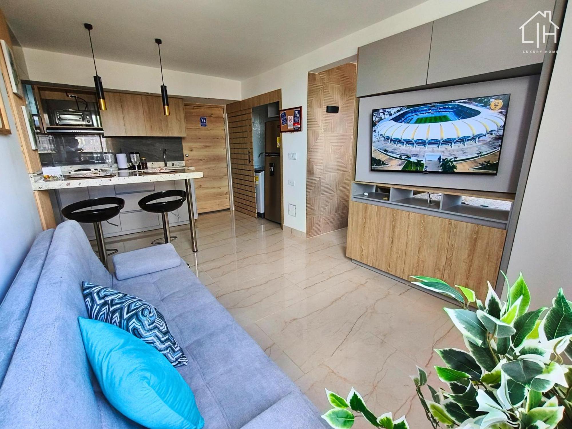 Cali - Apartaestudios Edificio Miro Living Værelse billede