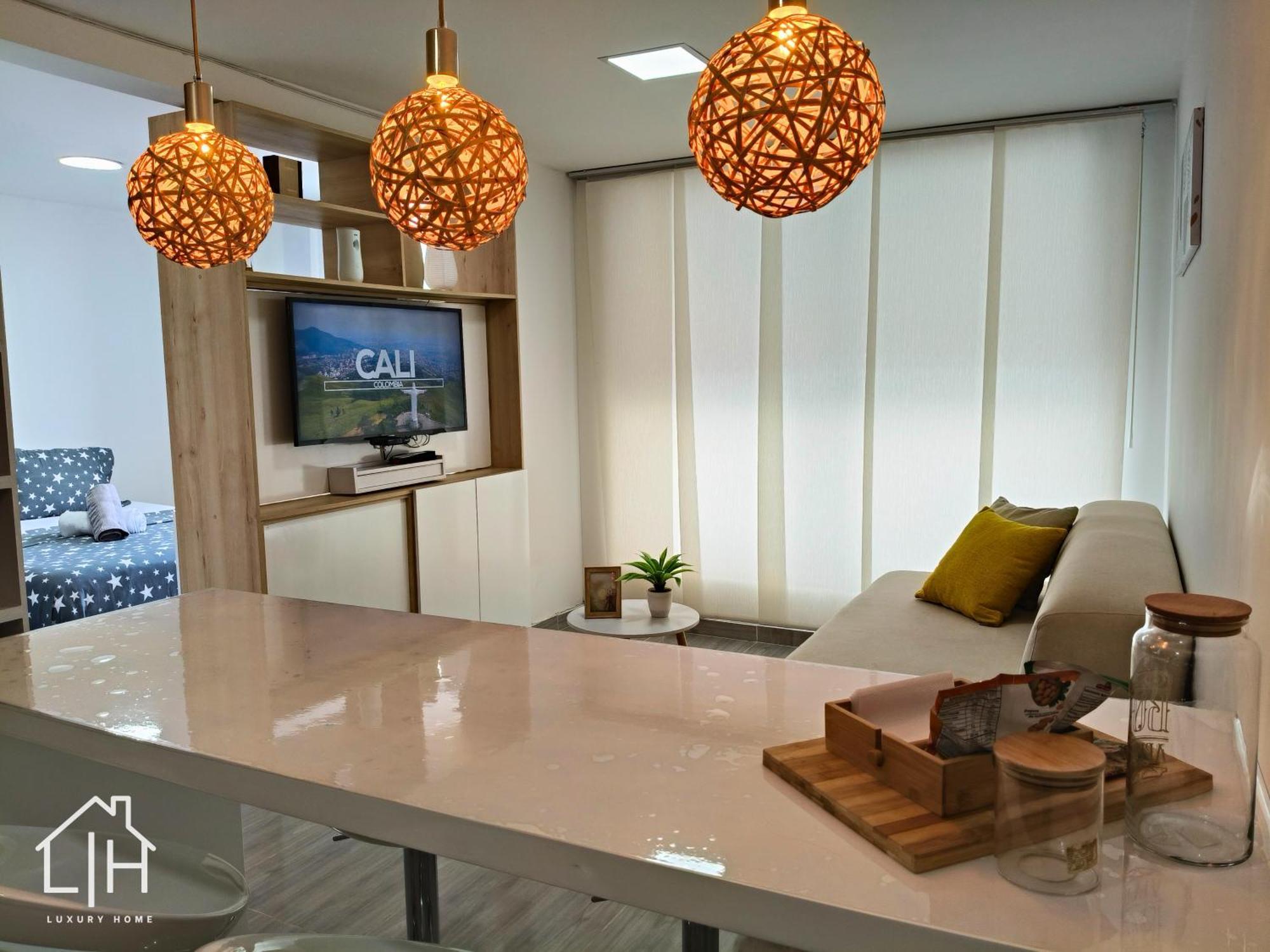 Cali - Apartaestudios Edificio Miro Living Værelse billede